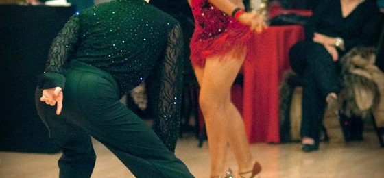 youth couple dancing