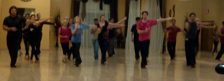 group class at Imperial ballroom